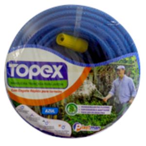 Mangueira Plastman  Para Jardim Topex Azul  20mt