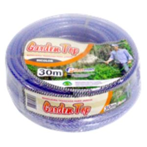 Mangueira Plastman Para Jardim Garden Top Incolor Trançada 30mt