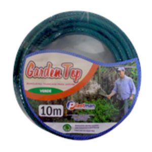 Mangueira Plastman Para Jardim Garden Top Trançada Verde 10mt