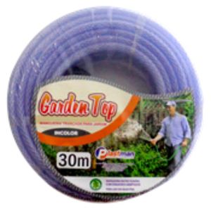 Mangueira Plastman Para Jardim Garden Top Incolor Trançada 30mt