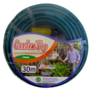 Mangueira Plastman Para Jardim Garden Top Trançada Verde  30mt