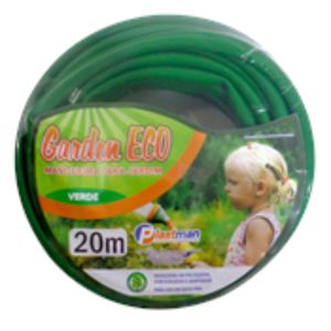 Mangueira Plastman  Para Jardim Garden Plus Opaca  Dupla Capa Verde 20mt
