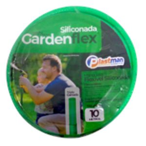 Mangueira Plastman Para  Jardim Garden Flex Verde 10mt