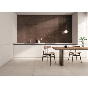 Revestimento Cerâmico Mármore Polido Retificado Vizcaya Marron Tipo A 60X120CM - 202597E - Pointer