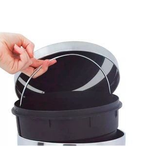 Lixeira Inox com Pedal e Balde 3L - Hasiera