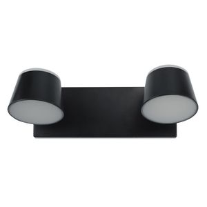 Spot LED Redondo 7W Luz Amarela 3000K 2C Preto- Fortec