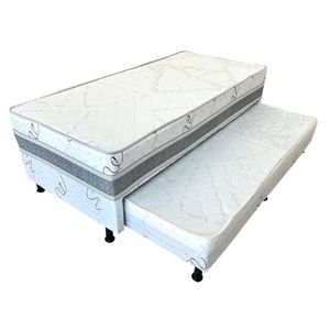 Bibox de Solteiro Pocket White 188X88X52CM - Bonsono