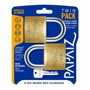 Cadeado Papaiz KA2 40 MM Cromado