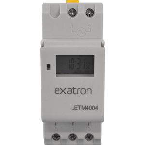 Temporizador Exatron Timer Digital Trilho Din Bivolt 40 Programações