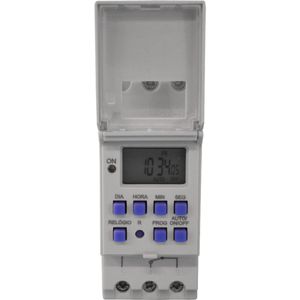 Temporizador Exatron Timer Digital Trilho Din Bivolt 40 Programações