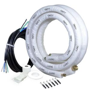 Kit de Instalação para Ar Condicionado Okity 1/4" x 1/2" com 3 Metros Compativel com Modelos de 12000btus a 18000btus