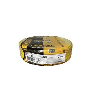 Cabo Flex Cobrefort 4,00MM 450/750V Amarelo 100M
