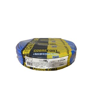 Cabo Flex Cobrefort 6,00MM 450/750V Azul 100M
