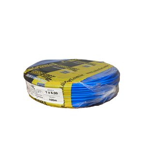 Cabo Flex Cobrefort 6,00MM 450/750V Azul 100M