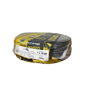 Cabo Flex Cobrefort 10,00MM 0,6/1KV HEPR Preto 100M