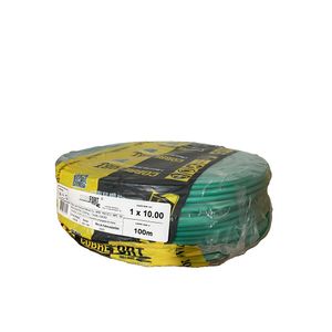 Cabo Flex Cobrefort 10,00MM 0,6/1KV HEPR Verde 100M