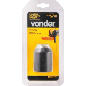 Mandril De Aperto Rápido Vonder 2-13Mm Rosca 1/2"