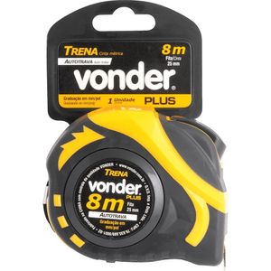 Trena De Aço Vonder 8Mx25Mm C/Auto Trava