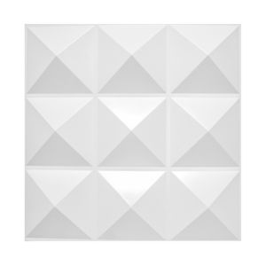 Painel Mebuki 3D 50X50 8Pc Piramide Br Fosco