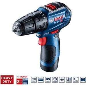 Parafusadeira e Furadeira com Impacto a Bateria 10MM 3/8" Brushless Azul 12V - GSB 12V-30 - Bosch