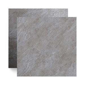 Piso Cerâmico Super Prime Pedra Retificado Granilhado Patagonia Gris Cinza Tipo A 75X75CM - Cerbras