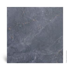 Piso Cerâmico Super Prime Marmorizado Retificado Polido Azure Azul Tipo A 75X75CM - Cerbras