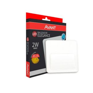 Balizador em LED Elegance 4x4 2W 6500k Bivolt Branco - Avant