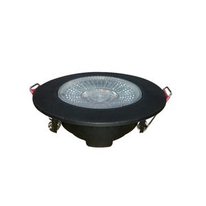 Spot LED de Embutir Redondo Supimpa 5W Luz Branca 6500K Preto Bivolt - 865251375 - Avant