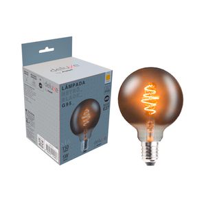 Lâmpada LED Retro Black G95 E27 5W Luz Amarela 2200K Bivolt - Avant