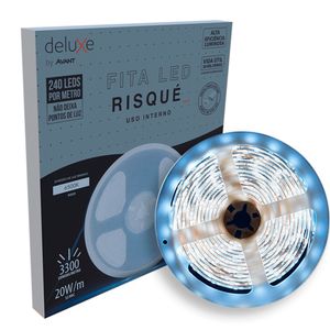 Fita Led 10W 5M Risqué Luz Branca Fria 6500K 12V - 192727088 - Avant