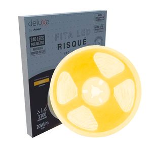 Fita Led 20W 5M Risqué Luz Amarela 3000K 12V - 192747789 - Avant