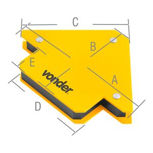 Esquadro Magnético Vonder 10 kg para Soldador