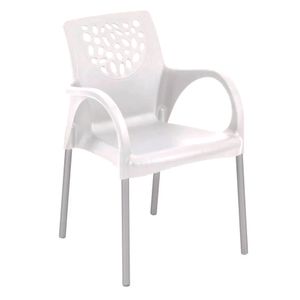 Poltrona Deluxe Branca - Forte Plástico