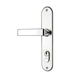 Kit Fechadura Externa Italy Soft com Dobradiça Cromado 850 3X2 - Silvana