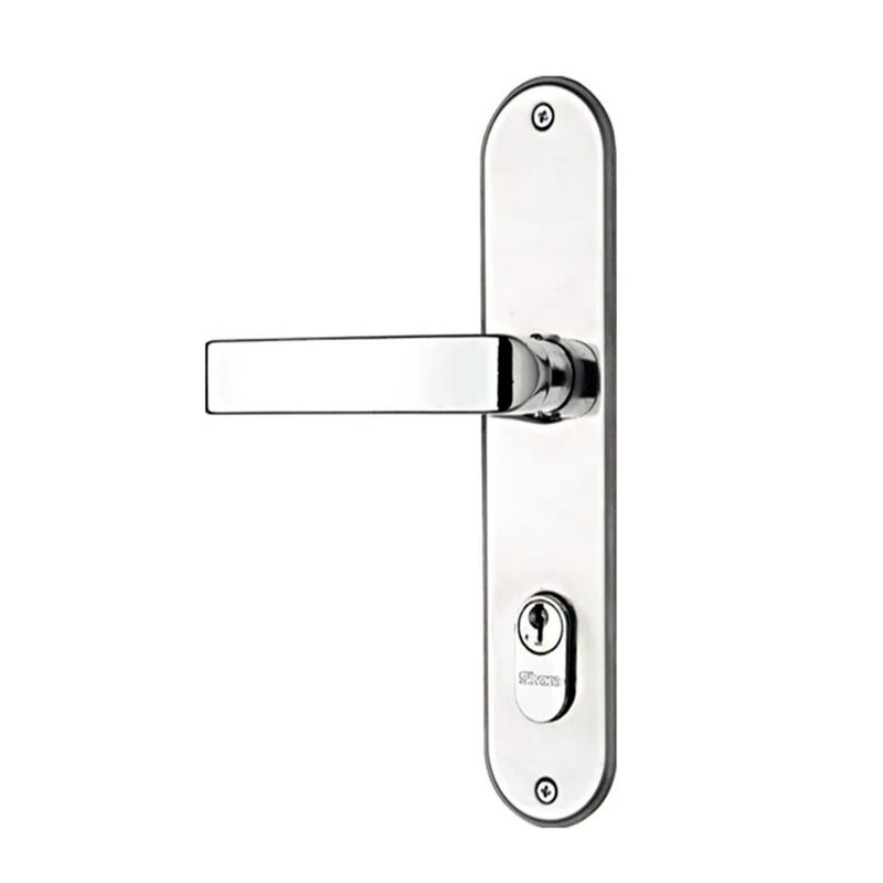 Kit Fechadura Externa Italy Soft com Dobradiça Cromado 850 3X2