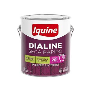 Esmalte Sintético Iquine  Dialine  Alto Brilho Branco Neve 3L