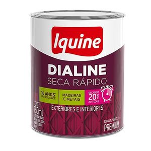 Esmalte Sintético  Iquine  Dialine  Alto Brilho Branco Neve 750ml