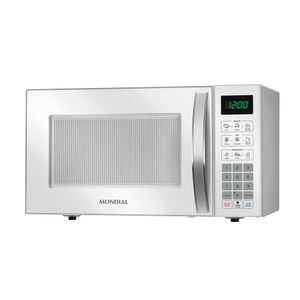 Micro-ondas com 10 Funções e Trava de Segurança Branco 34L 1400W 220V - MO-02-34B - Mondial