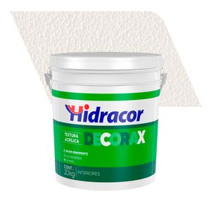 Textura Acrílica Premium Lisa Decorax Branco Neve 20KG - Hidracor