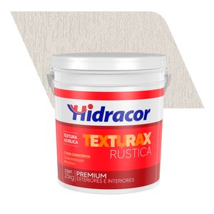 Textura Acrílica Premium Rústica Texturax Branco Gelo 25KG - Hidracor