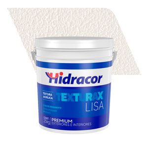 Textura Acrílica Premium Lisa Texturax Branco Neve 25KG - Hidracor
