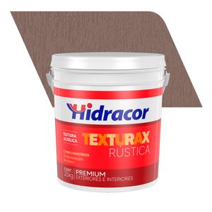 Textura Acrílica Premium Rústica Texturax Chocolate 25KG - Hidracor