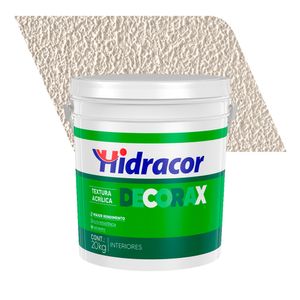 Textura Acrílica Premium Lisa Decorax Branco Gelo 20KG - Hidracor
