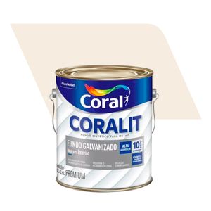 Fundo Galvanizado Premium Coralit Branco Neve 3,6L - Coral