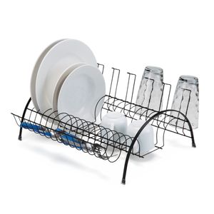 Escorredor Fantastik Piatina Com Porta Copos Preto - Arthi