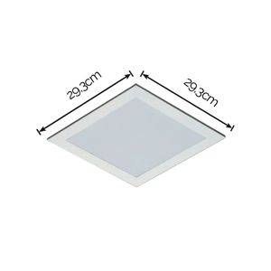 Painel Led de Embutir Quadrado Lys Amarelo 24W 3000K - Taschibra