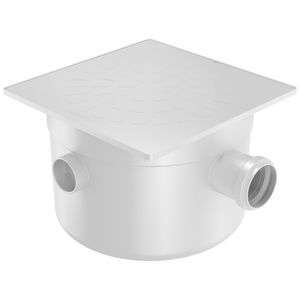 Caixa Sifonada Fortlev250X172X50mm Quadrada Branco