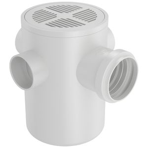 Caixa Sifonada Fortlev 100X150X50mm Redonda Branco