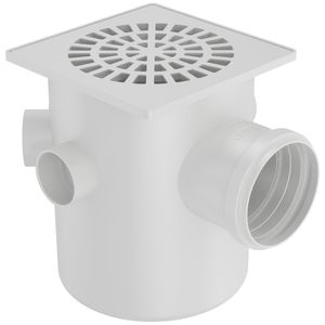 Caixa Sifonada Fortlev 150X185X75mm Quadrada Branco
