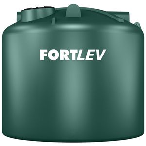 Tanque Fortlev de Polietileno Verde 20.000L com Tampa De Rosca